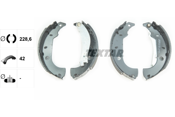 Bremsbackensatz - 91037000 TEXTAR