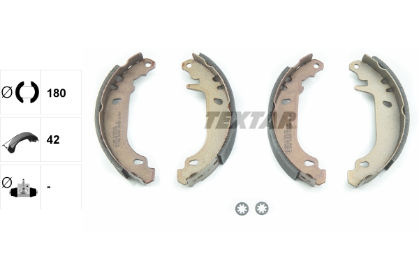 Bremsbackensatz - 91037400 TEXTAR
