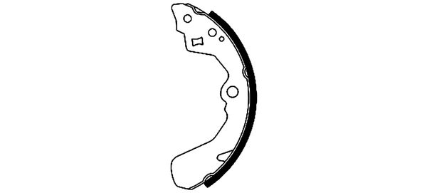 Brake Shoe Set - 91039001 TEXTAR