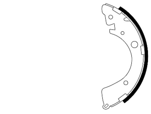 Brake Shoe Set - 91039601 TEXTAR