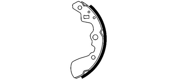 Brake Shoe Set - 91042600 TEXTAR