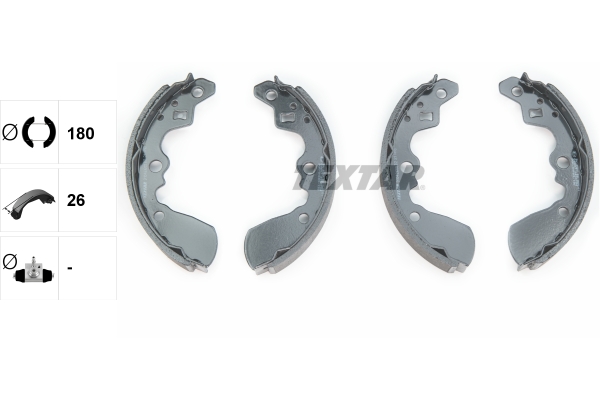 Bremsbackensatz - 91042600 TEXTAR