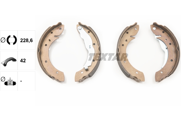 Bremsbackensatz - 91044000 TEXTAR