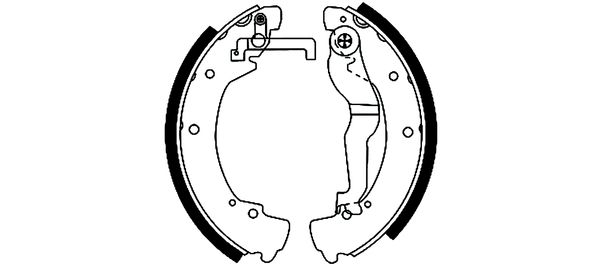Bremsbackensatz - 91044600 TEXTAR
