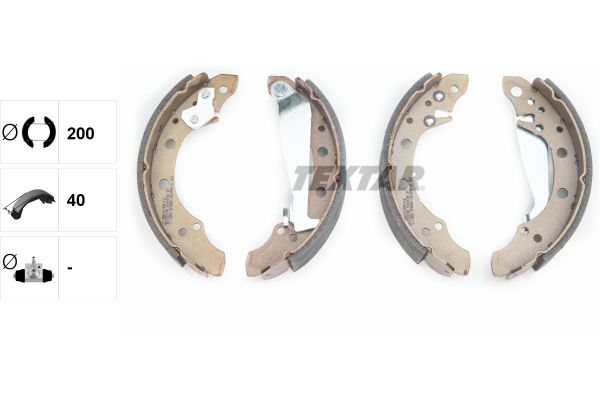 Bremsbackensatz - 91044700 TEXTAR