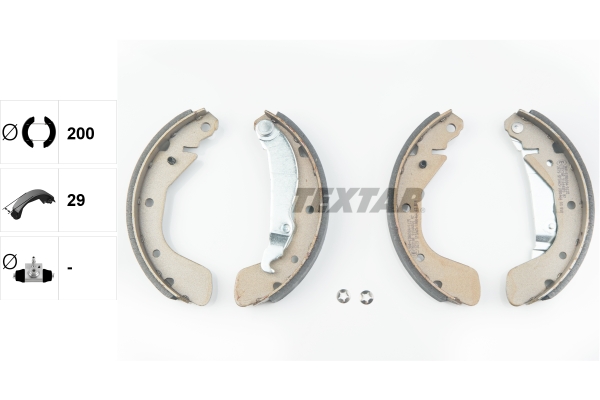 Bremsbackensatz - 91044800 TEXTAR