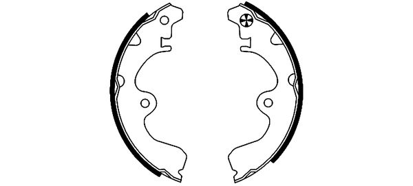 Brake Shoe Set - 91046900 TEXTAR