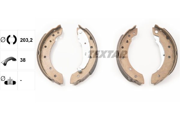 Kit ganasce freno - 91048000 TEXTAR