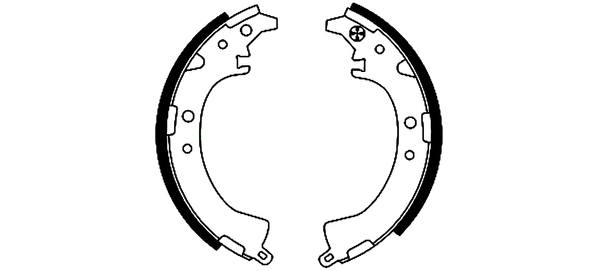 Brake Shoe Set - 91048200 TEXTAR