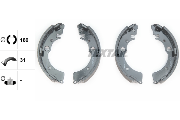 Bremsbackensatz - 91048700 TEXTAR