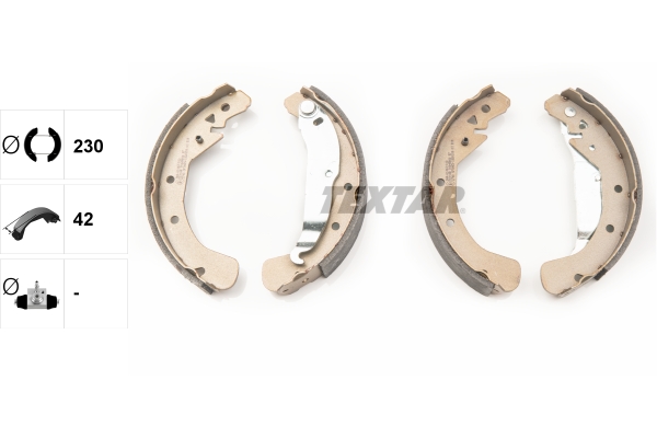 Bremsbackensatz - 91049000 TEXTAR
