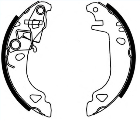 Brake Shoe Set - 91049200 TEXTAR