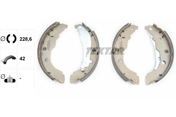 Bremsbackensatz - 91052600 TEXTAR
