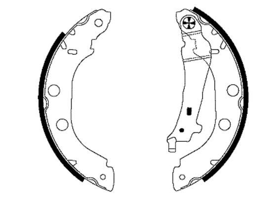 Bremsbackensatz - 91052700 TEXTAR