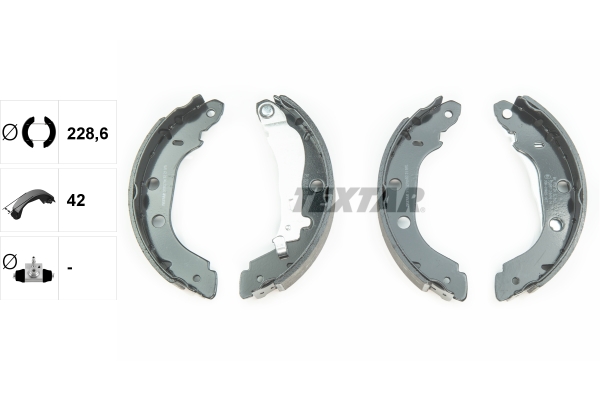 Bremsbackensatz - 91052700 TEXTAR