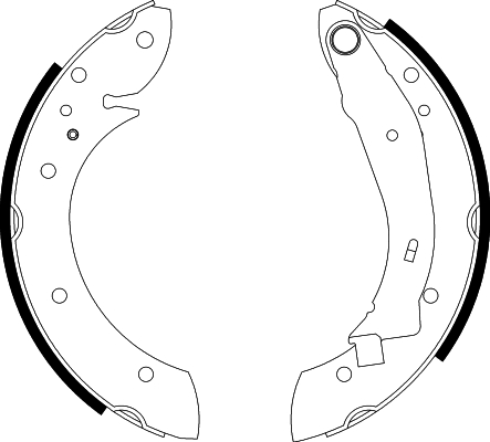 Brake Shoe Set - 91052900 TEXTAR