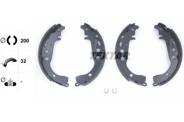 Bremsbackensatz - 91053500 TEXTAR