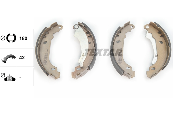 Bremsbackensatz - 91053700 TEXTAR