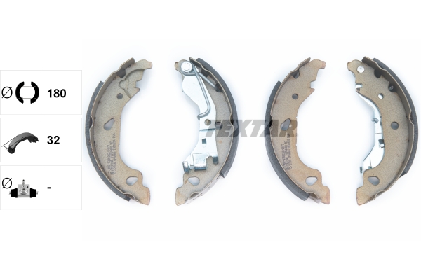 Bremsbackensatz - 91054400 TEXTAR