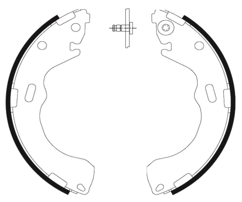 Brake Shoe Set - 91055500 TEXTAR