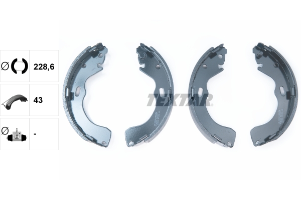 Bremsbackensatz - 91055500 TEXTAR