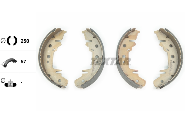 Bremsbackensatz - 91056000 TEXTAR