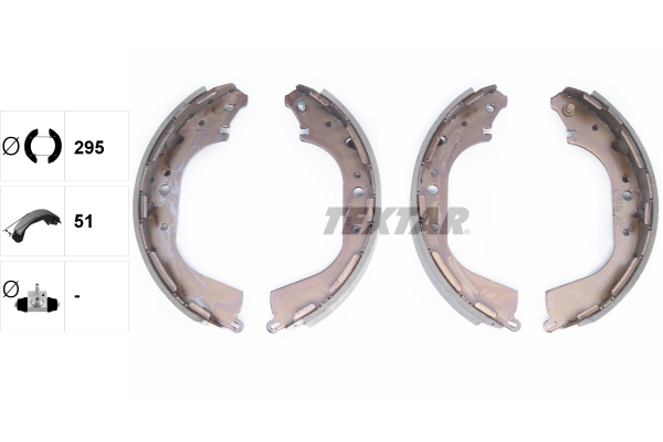 Bremsbackensatz - 91056200 TEXTAR