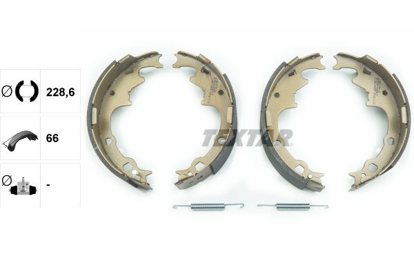 Bremsbackensatz - 91056500 TEXTAR