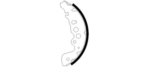 Brake Shoe Set - 91057600 TEXTAR