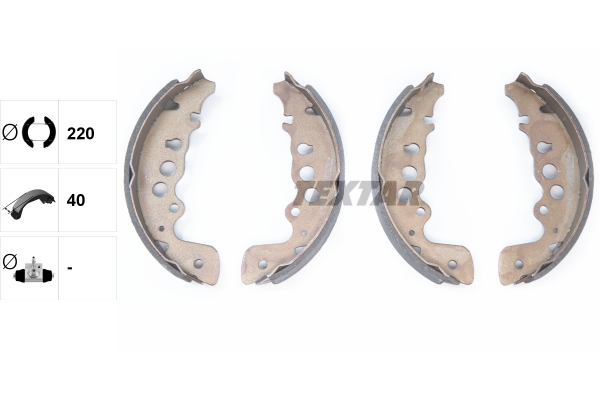 Bremsbackensatz - 91057600 TEXTAR