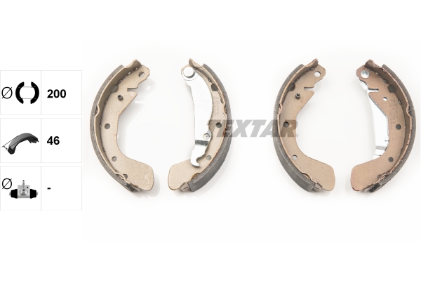 Bremsbackensatz - 91058200 TEXTAR