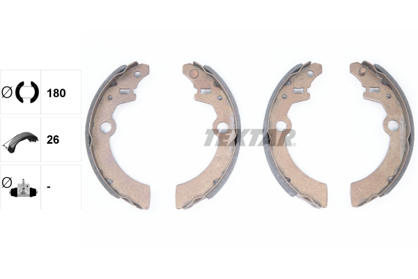 Bremsbackensatz - 91058500 TEXTAR