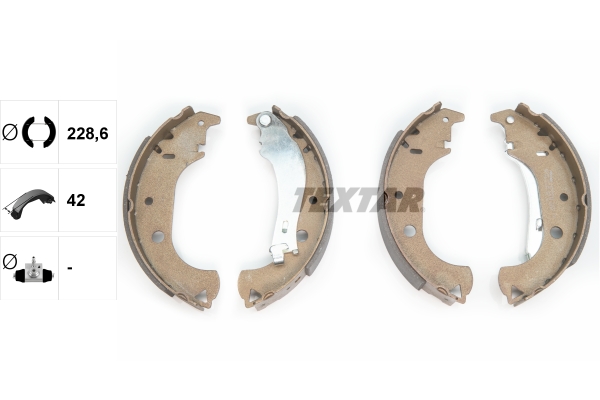 Bremsbackensatz - 91059900 TEXTAR