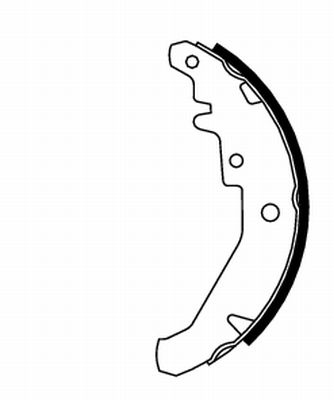 Brake Shoe Set - 91061500 TEXTAR