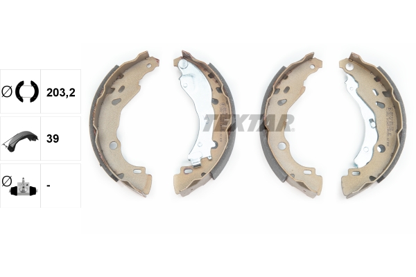 Bremsbackensatz - 91061600 TEXTAR