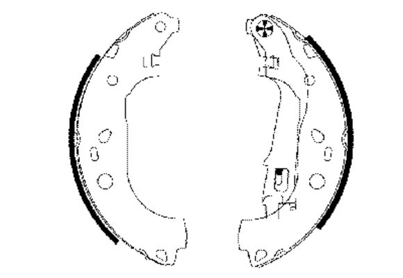 Brake Shoe Set - 91062000 TEXTAR
