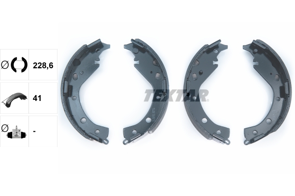 Brake Shoe Set - 91063100 TEXTAR