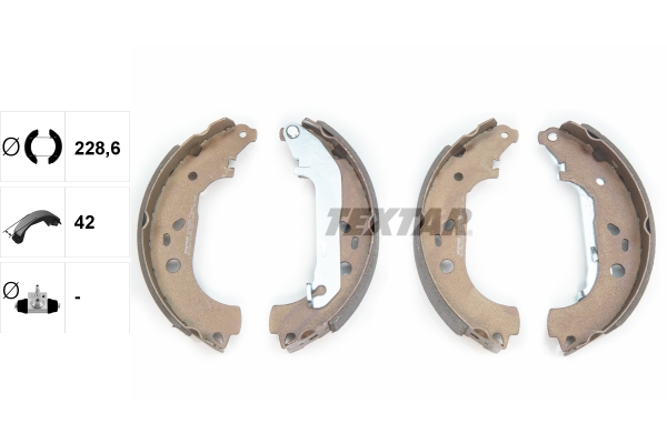 Bremsbackensatz - 91064900 TEXTAR