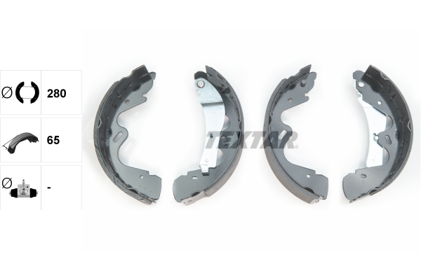 Brake Shoe Set - 91065100 TEXTAR