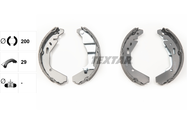 Brake Shoe Set - 91065200 TEXTAR