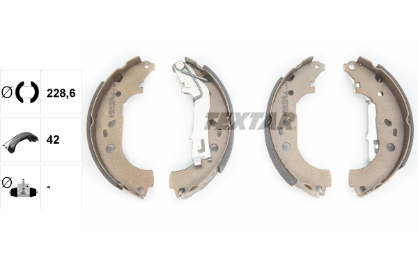Bremsbackensatz - 91067600 TEXTAR