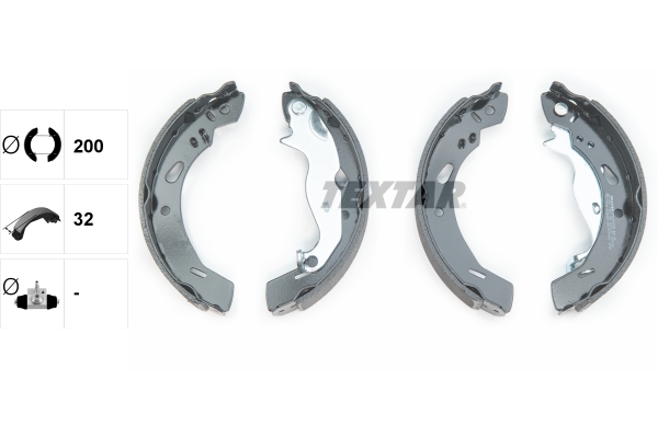 Bremsbackensatz - 91069200 TEXTAR