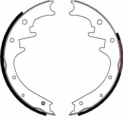 Bremsbackensatz - 91069700 TEXTAR