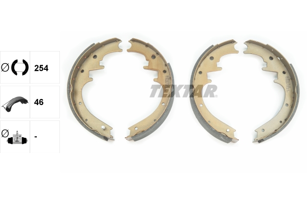 Bremsbackensatz - 91069700 TEXTAR