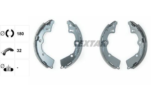 Bremsbackensatz - 91072900 TEXTAR