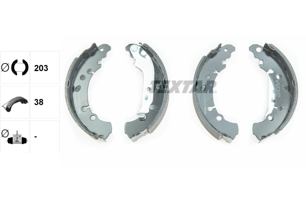 Bremsbackensatz - 91075000 TEXTAR