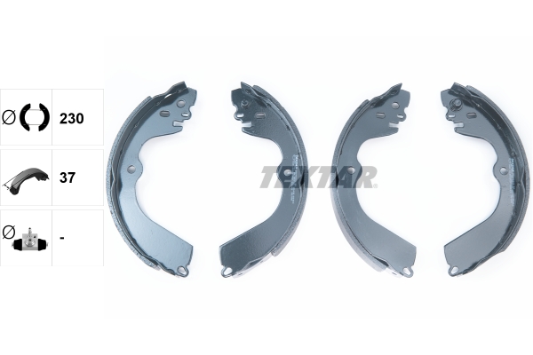 Bremsbackensatz - 91078400 TEXTAR