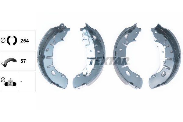 Bremsbackensatz - 91079300 TEXTAR