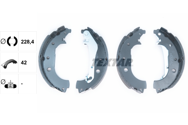 Bremsbackensatz - 91081600 TEXTAR