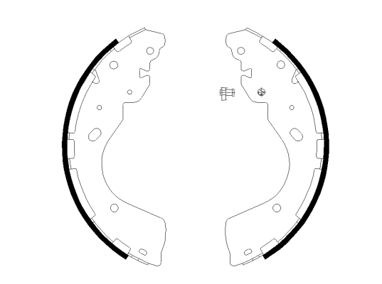 Brake Shoe Set - 91081800 TEXTAR